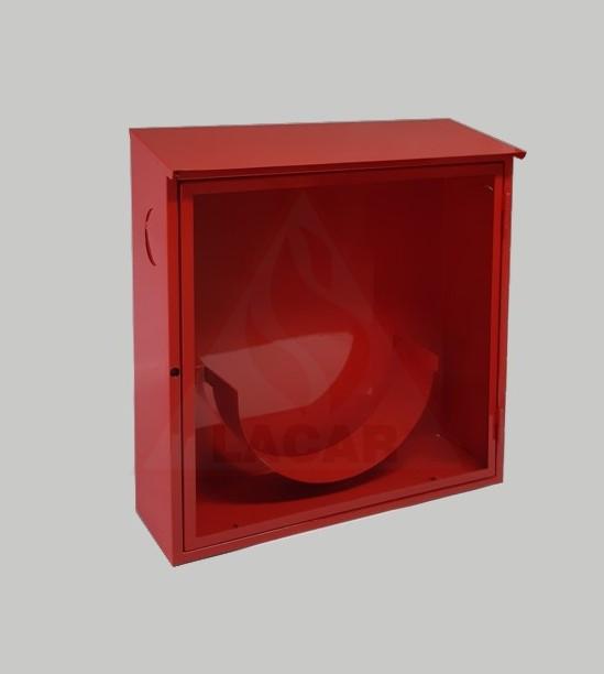 Gabinete con alero y puerta para vidrio 63,5mm para manga - Lacar
