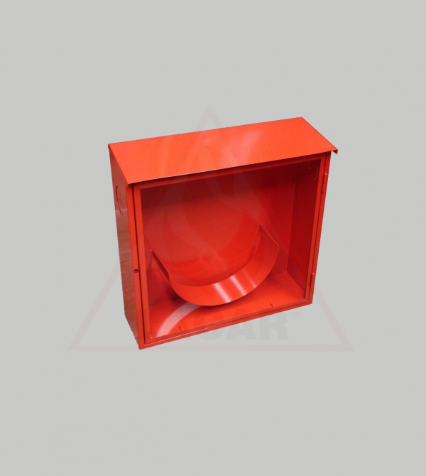 Gabinete con alero y puerta para vidrio 44,5mm para manga - Lacar