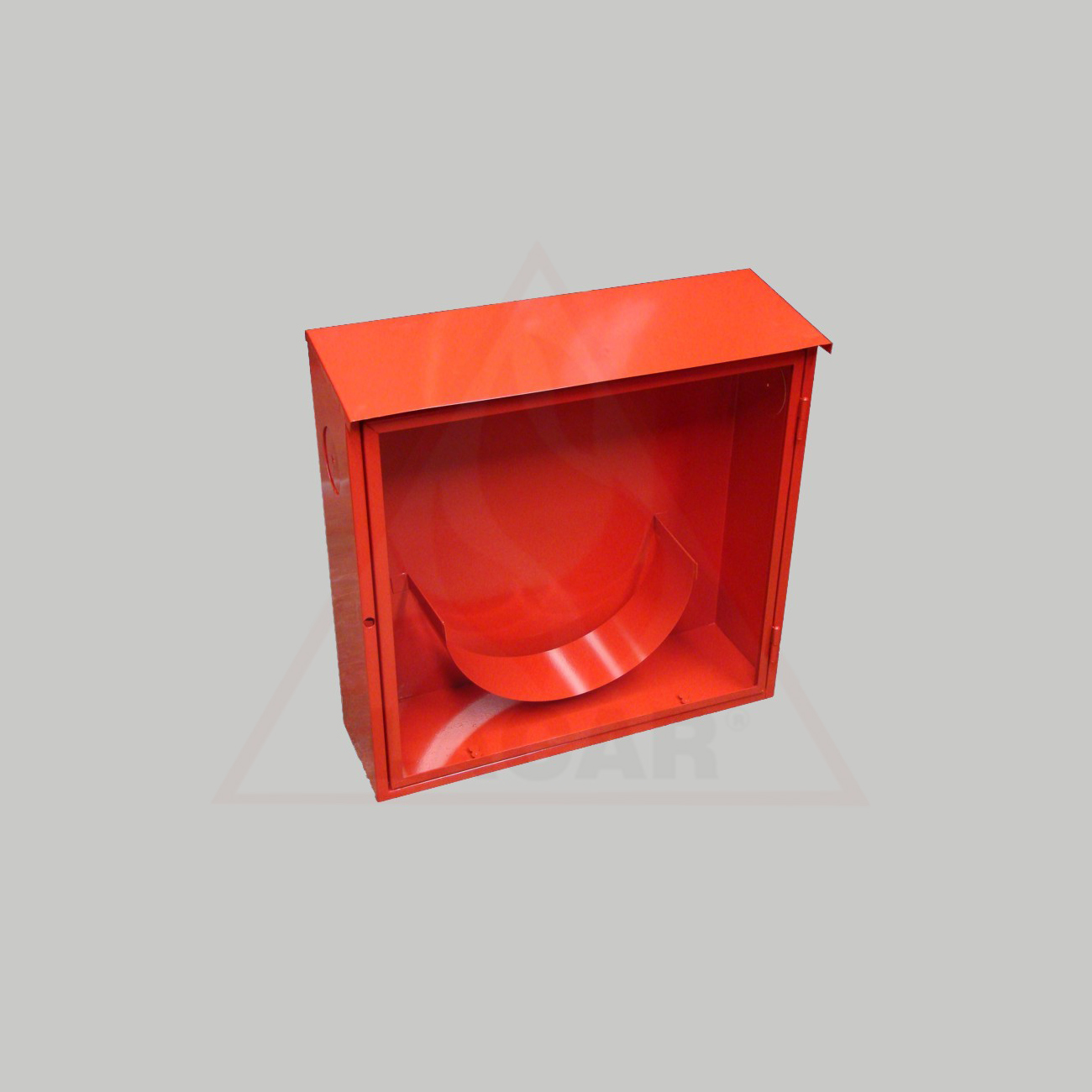 0533 Gabinete con alero y puerta para vidrio 44,5mm para manga - Lacar