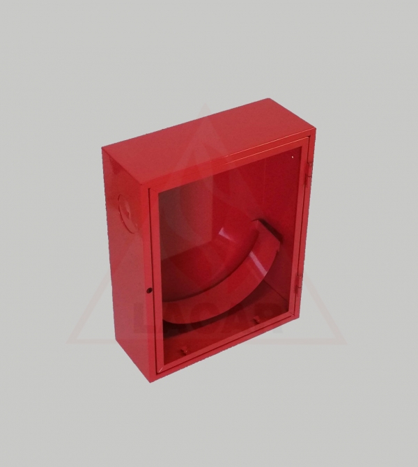 Gabinete de manguera para columna con puerta y llave