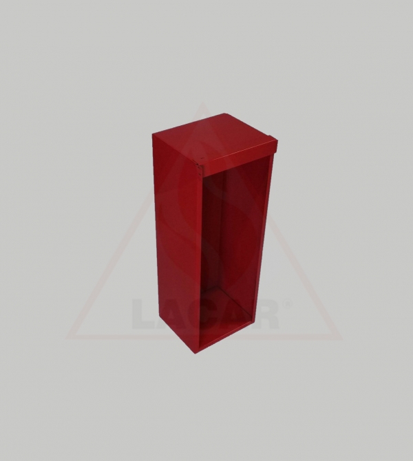 Gabinete matafuego 10kg para candado con tapa - Lacar