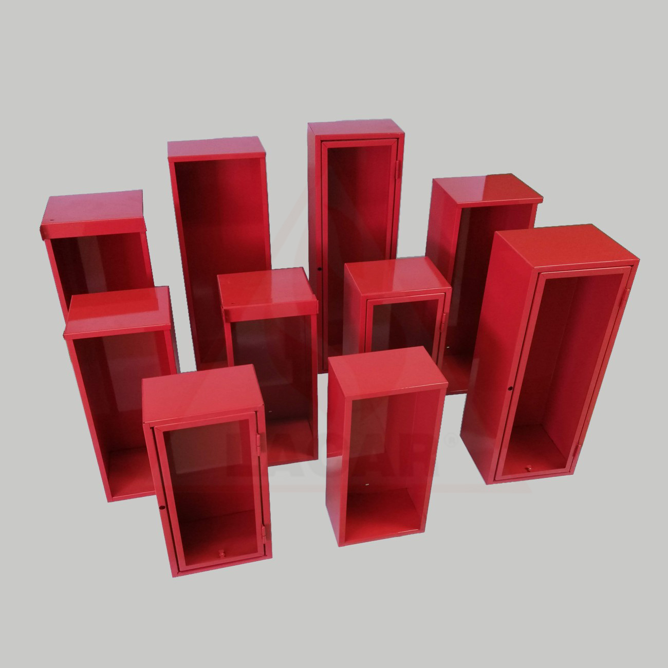 0003-0007 Conjunto Gabinete P-Matafuego Conjunto de gabinetes para matafuego - línea Lacar