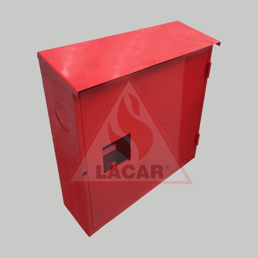 0534 Gabinete con alero y visor 44,5mm para manga - Lacar